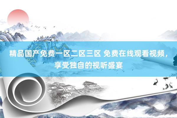 精品国产免费一区二区三区 免费在线观看视频，享受独自的视听盛宴