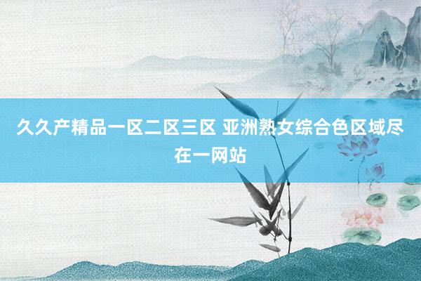久久产精品一区二区三区 亚洲熟女综合色区域尽在一网站