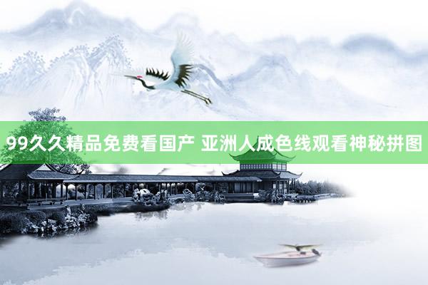 99久久精品免费看国产 亚洲人成色线观看神秘拼图